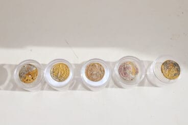 Estado de las monedas al ser halladas
