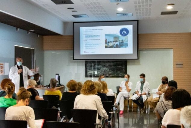 Imagen: Consejo de Pacientes en el Hospital de Dénia