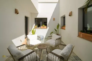 Patio interior de la vivienda