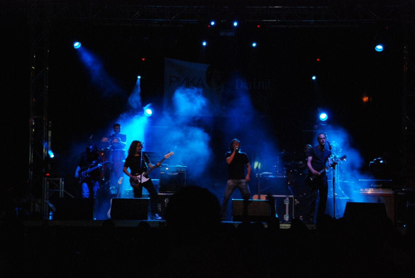 Pinka en concierto