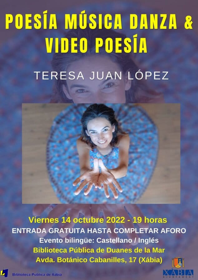 Imagen: Cartel Poesía Xàbia
