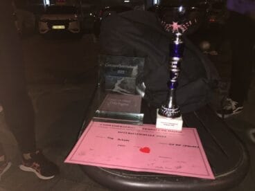 Primer premio de las bailarinas de Xàbia con la coreografía Jokers