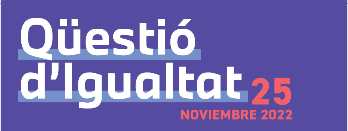 Cartel de la programación de noviembre en Xàbia sobre Igualdad