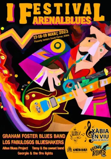 Cartel del Arenal Blues Xàbia