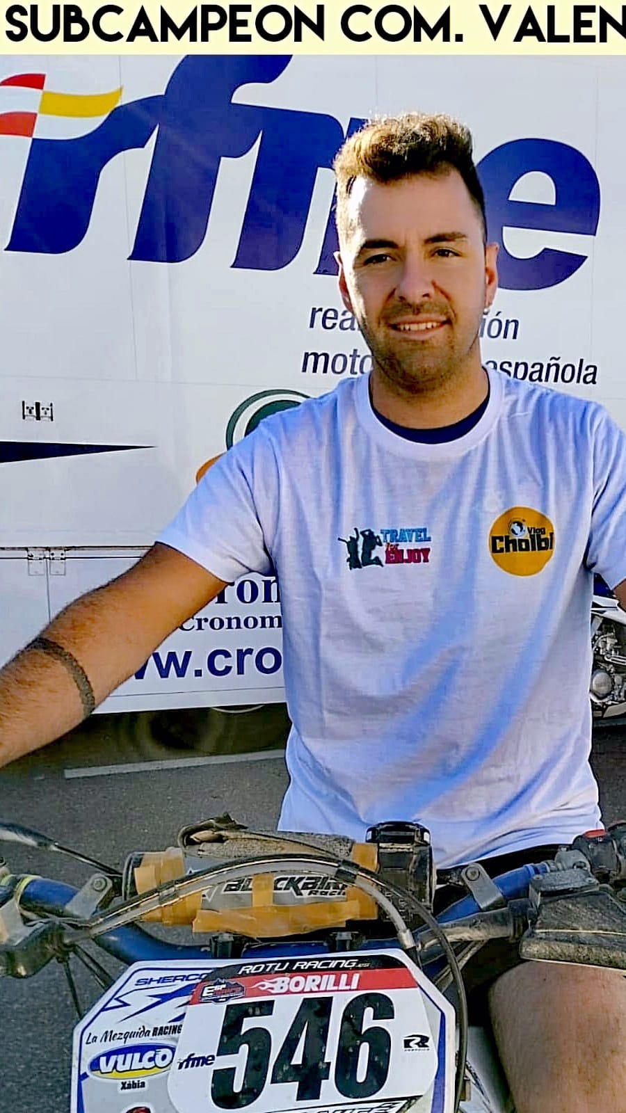 El piloto de Xàbia, Cristóbal Cholbi en el Campeonato Autonómico