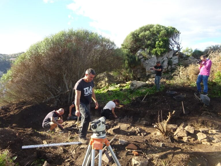 Excavaciones en l'illa del Portitxol