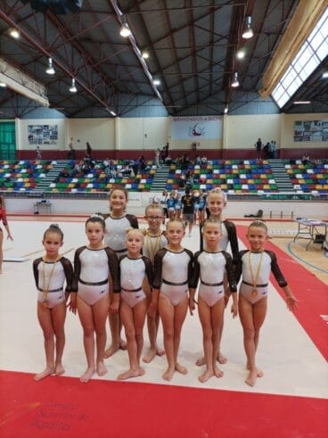 Gimnastas del CD Montgó Xàbia