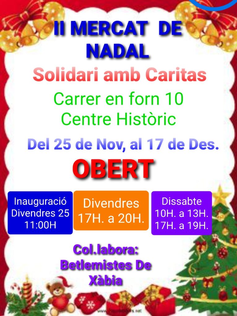 II Mercado de Navidad Solidario en Xàbia