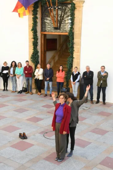 Representación en el acto 25N de Xàbia