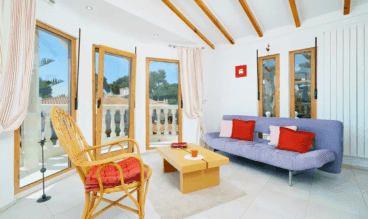 Salón adicional de la villa