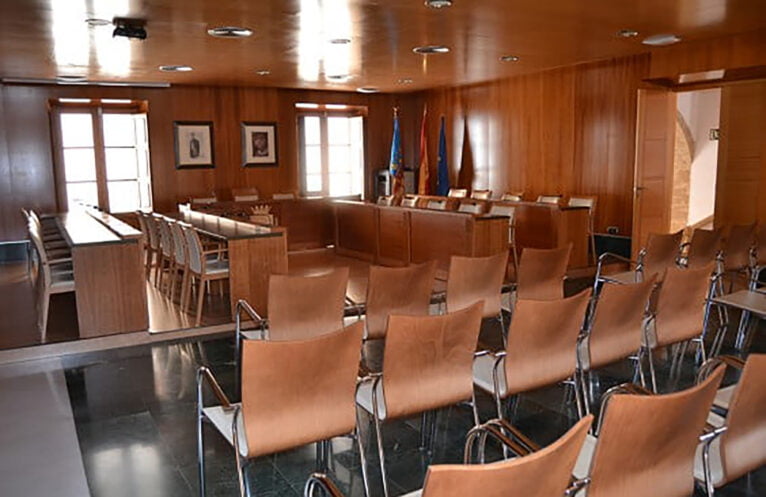 Salón de Plenos del Ayuntamiento de Xàbia