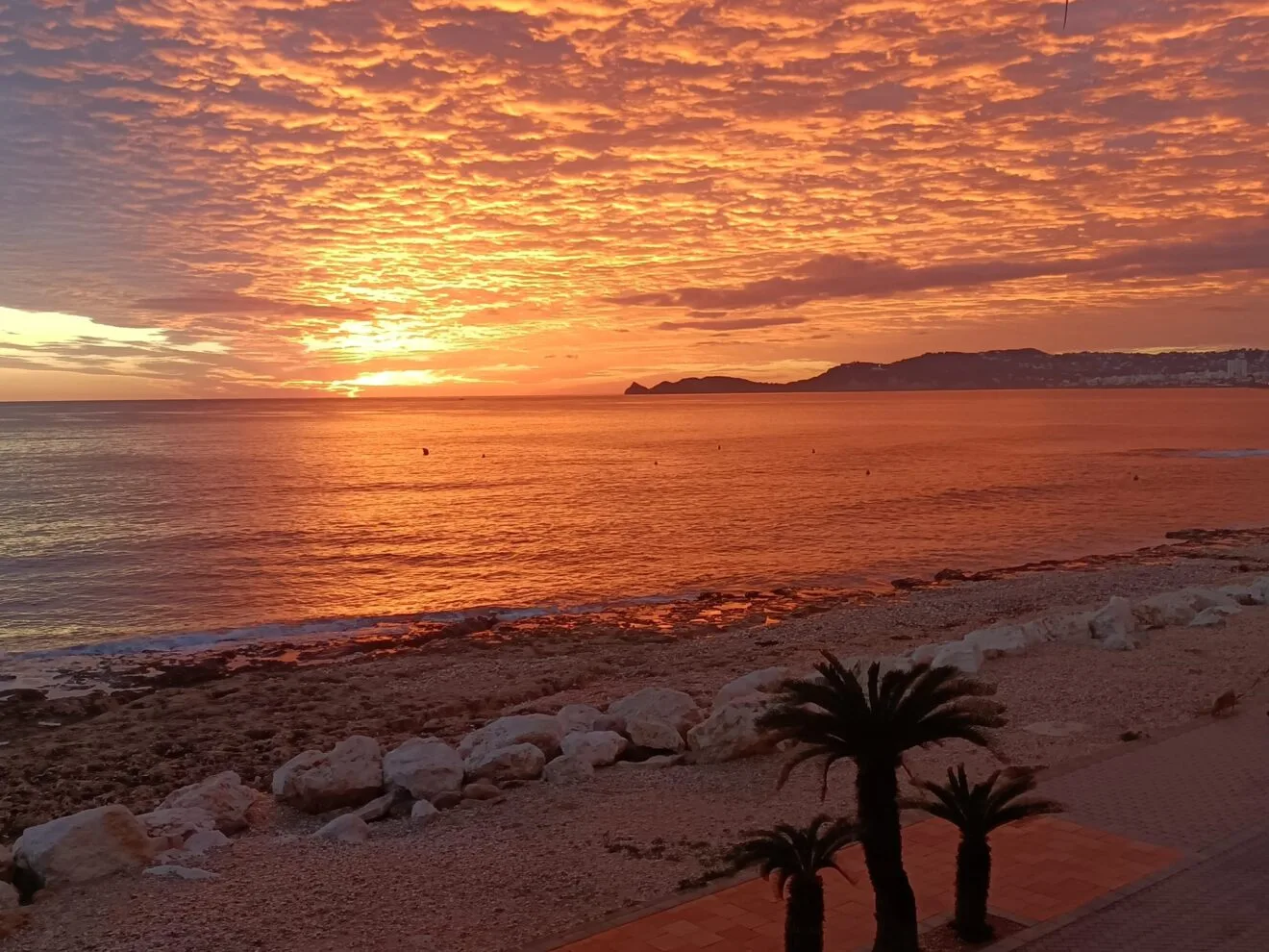 Amanecer en Xàbia