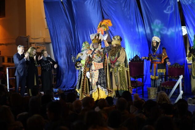 Imagen: Saludo de los Reyes Magos en Xàbia