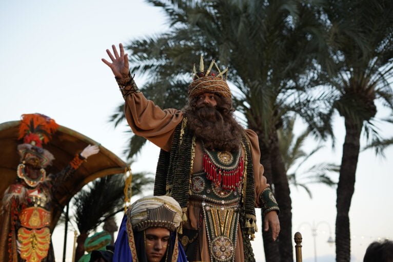 Parade der Heiligen Drei Könige im Hafen von Xàbia 2023 42