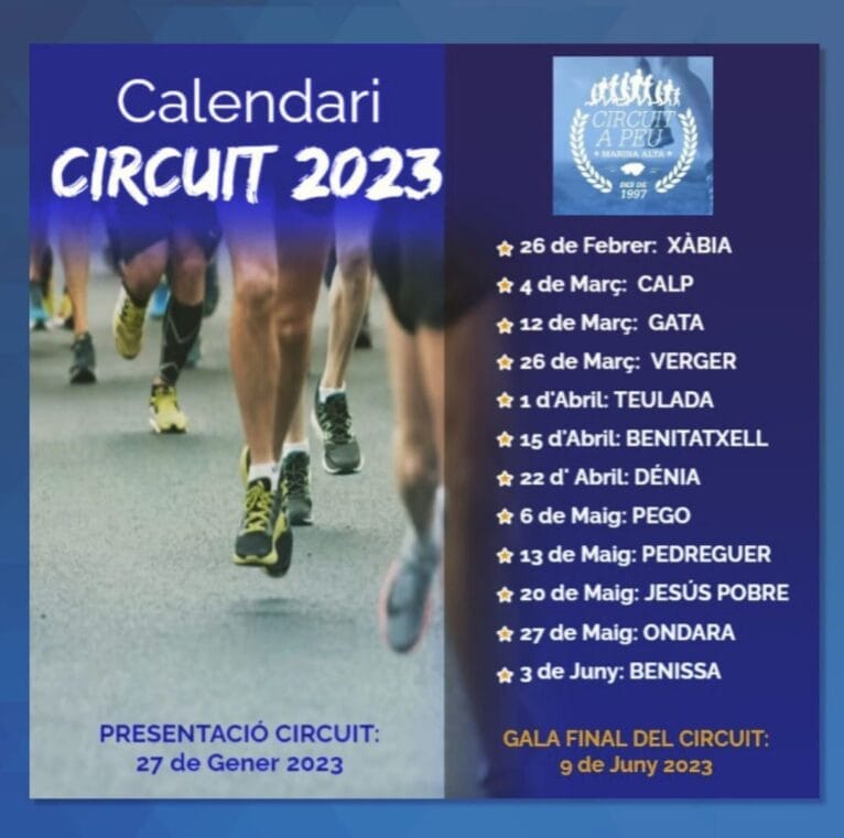 Calendario de carreras del Circuit La Marina 2023