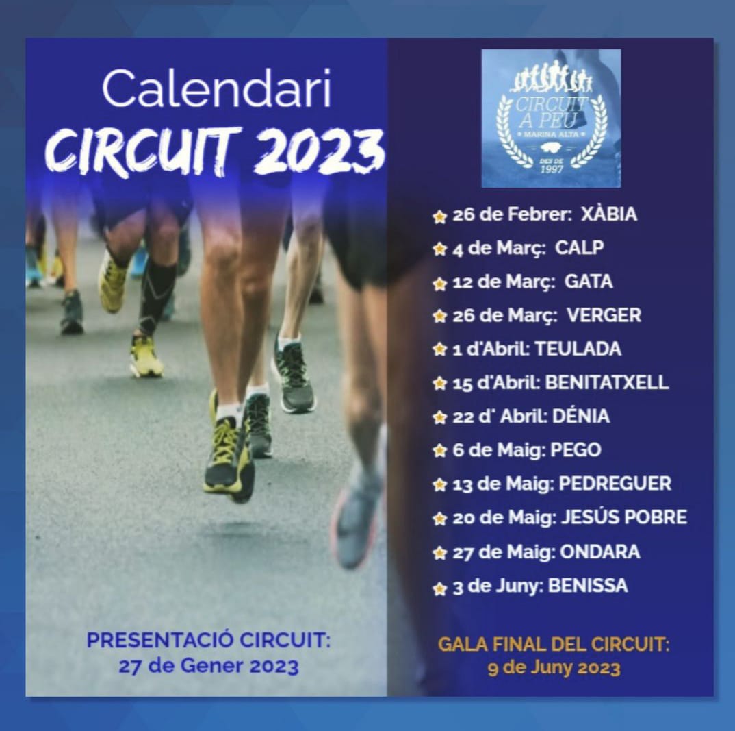 Calendario de carreras del Circuit La Marina 2023