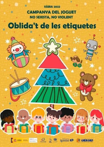 Cartel de la campaña navideña en Xàbia