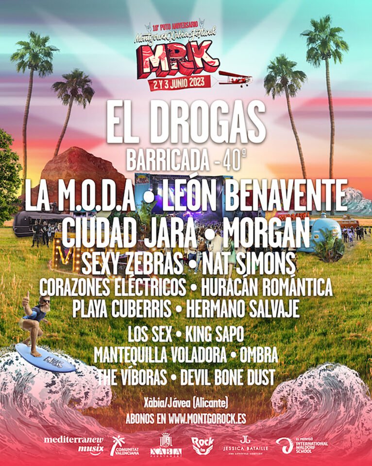 Cartel definitivo del Montgorock Xàbia Festival 2023