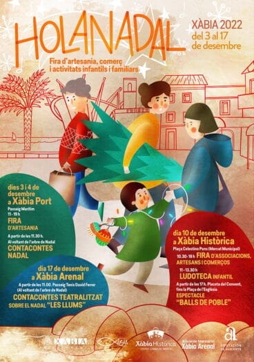 Cartel programación navidad Xàbia 2022