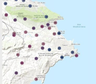 Datos de lluvia del 2 de diciembre de 2022