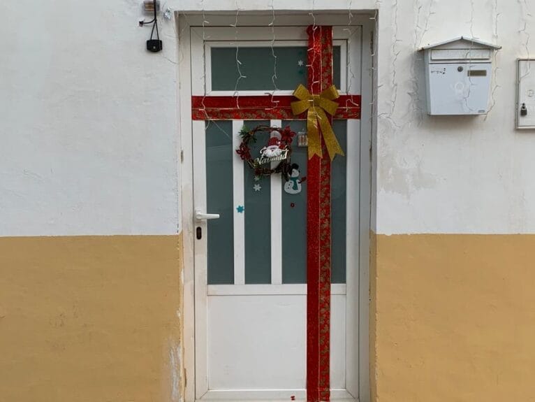 Decoración de una entrada a casa