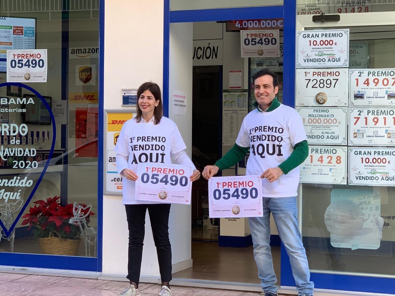 El primer premio del sorteo de Navidad vendido en Xàbia