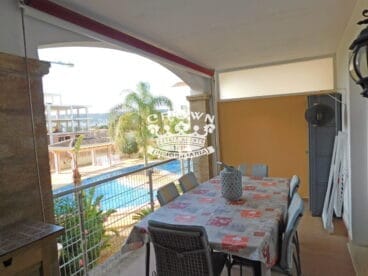 Fantástica terraza interior con vistas