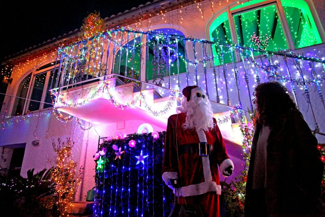 Iluminación navideña en una casa de Xàbia (6)