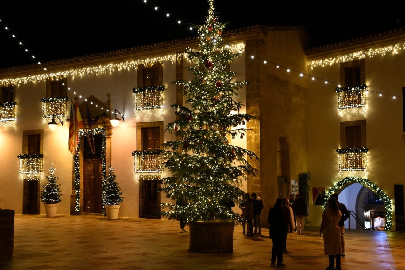 Iluminación navideña en Xàbia