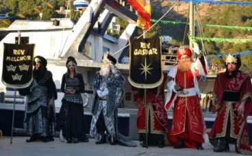 Llegada de los Reyes Magos a Xàbia
