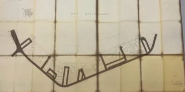 Plano del Plan Parcial de 1966 de la playa del Arenal. Foto AMX