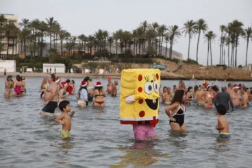 Primer baño del año 2023 en Xàbia22