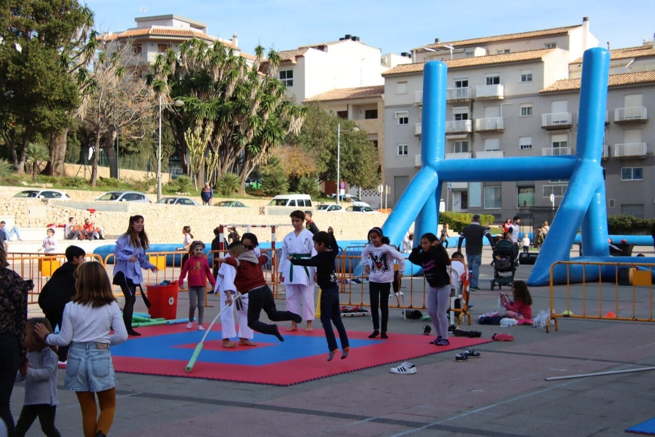 Stand de Karate en Nadal Jove Esportiu