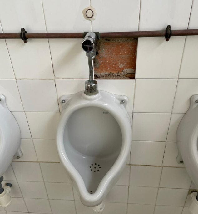 Imagen: Baños del colegio Mediterrània