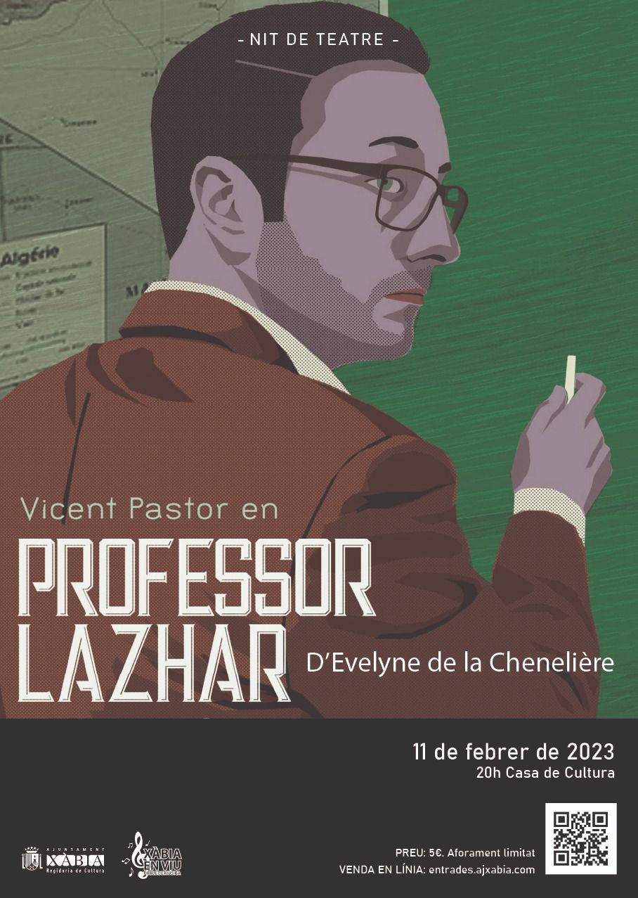 Cartel del Teatre Professor Lazhar