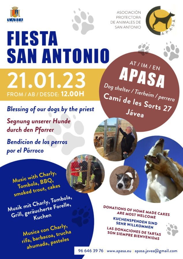Imagen: Cartel jornada solidaria San Antonio Apasa