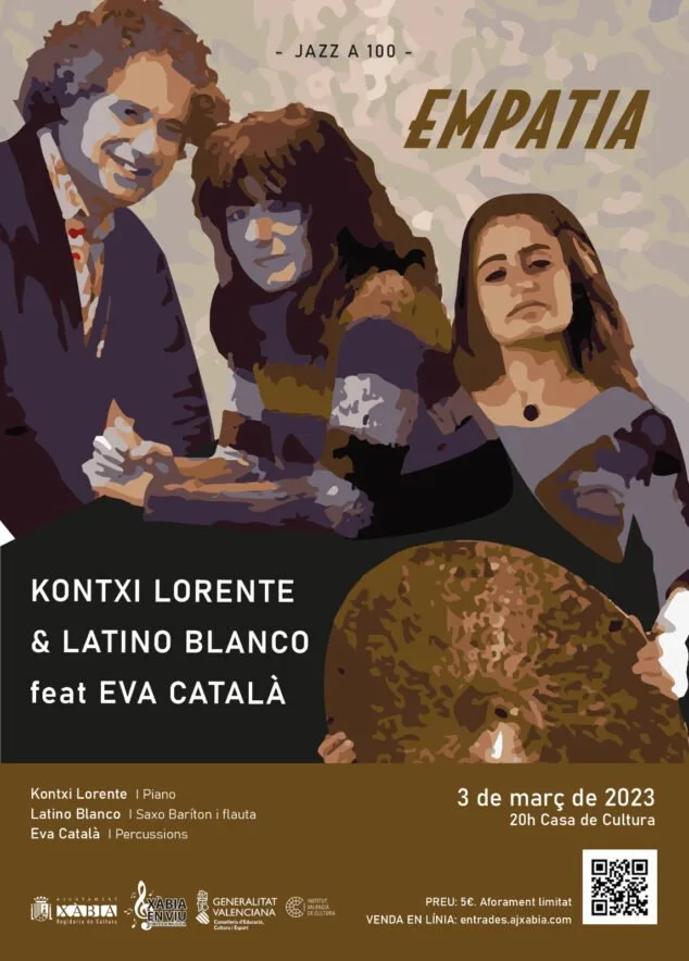 Imagen: Cartel de Empatía-Concierto de Jazz a 100 en Xàbia