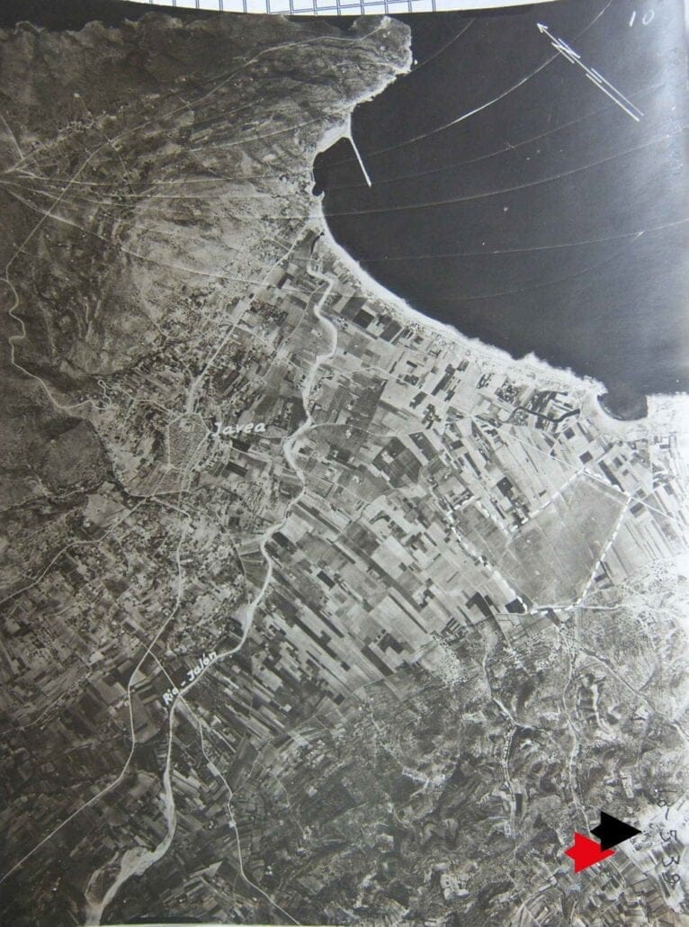 Delimitación del aeródromo de la Guerra Civil de Xàbia. Foto web aerodroms valencians