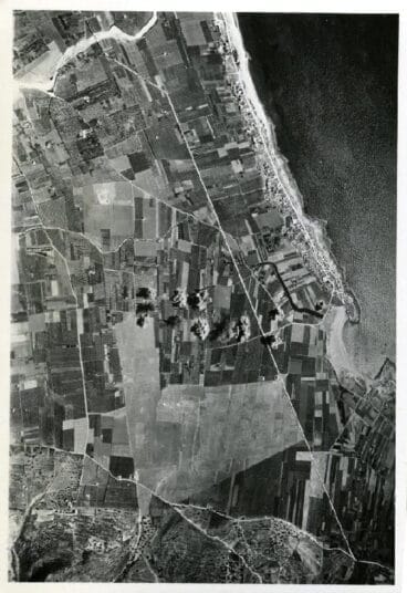 Explanada de lo que era el aeródromo. Foto Aviación italiana