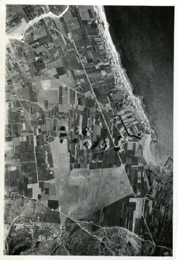 Explanada de lo que era el aeródromo. Foto Aviación italiana