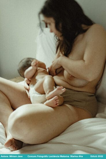 Fotografía de Miriam Jave, ganadora del XXVI Concurso fotográfico de Lactancia Materna Marina Alta