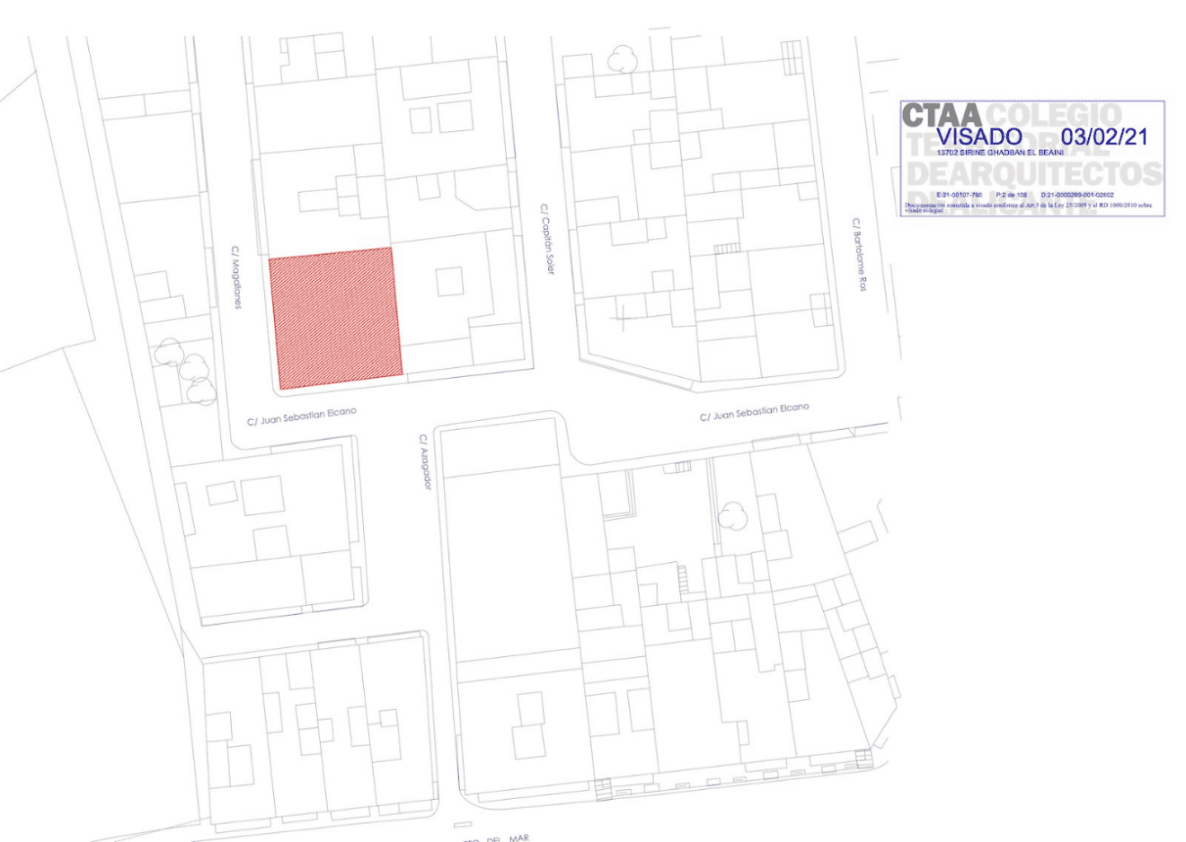 Licencia aprobada de las viviendas