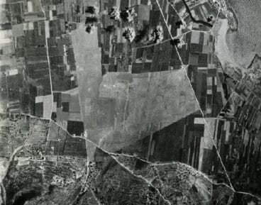 Marcaje de la zona de lo que era el aeródromo. Foto Aviación italiana