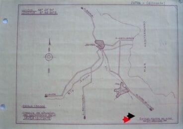 Plano del aeródromo de Xàbia. Foto aerodromos Comunitat Valenciana