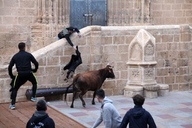 Imagen: Aficionados a los toros en la primera sesión taurina de las fiestas de Sant Sebastià 2023 Xàbia
