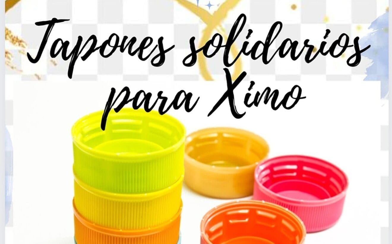 Tapones solidarios para Ximo en Xàbia