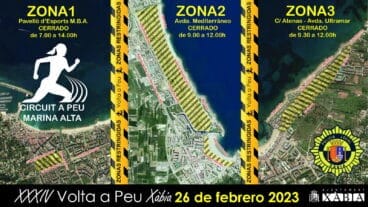 Afecciones al tráfico por la Volta a Peu el domingo 26 de febrero