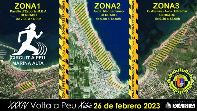 Imagen: Afecciones al tráfico por la Volta a Peu el domingo 26 de febrero