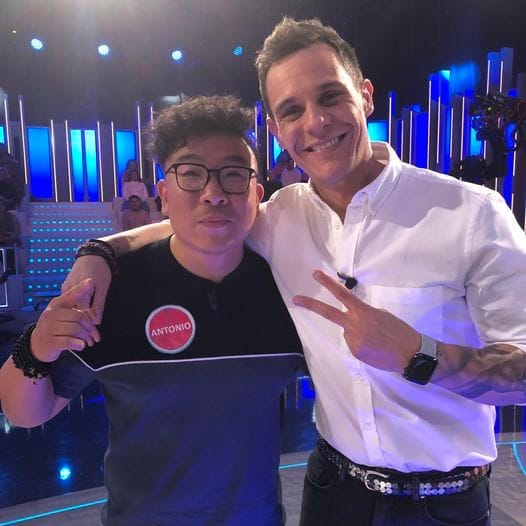 Imagen: Antonio Liu junto a Christian Gálvez