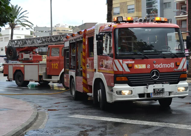 Imagen: Camiones de bomberos (archivo)